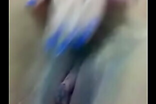 Spanish girl rubbing her pussy