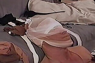 Pantyhose Dominatrix does CBT
