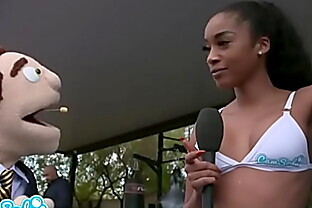 Lingerie wrestling with fitness and ig models with big ass and tits