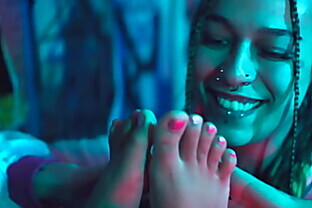 D'louise Loves Tickling Her Girlfriend's Feet