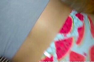 Fucking Air Bnbs Guest's Girlfriend On Kitchen Table Ft. Thong Fucking POV