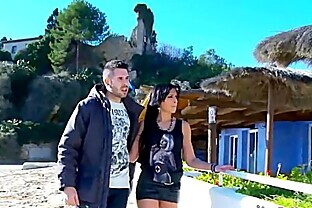 Amel loves cocks up her ass in public