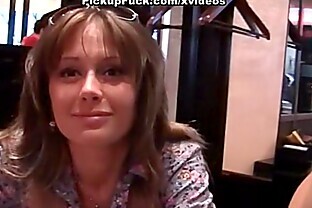 Girl with a perfect body fucked in public