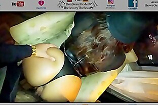 Fucking Vegas Escort Leather & Chains Fetish Doggystyle Thong Fuck Big Round Latina Ass