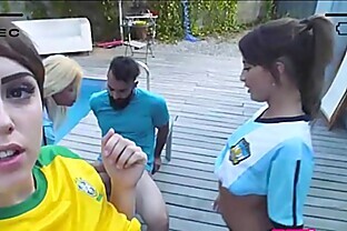 Teen Soccer Best Friends Suck And Fuck Their Coach -