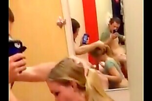 20yr old blowjob in a Target dressing room
