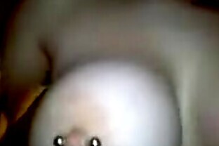 girlfriend plays with her pierced nipples 4