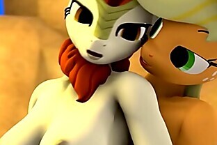 MLP - SFM Clop - Applejack x Kirin by CDVreus (HD)