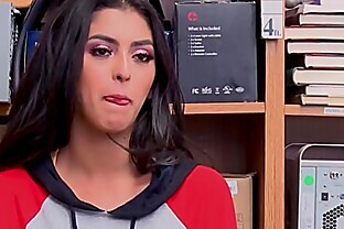 Hot Brunette Latina Teen Sophia Leone Caught Shoplifting Candy Has Sex With Officer For No Cops And Jail