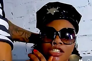 Officer Nancy Love Gets Shot With Cum