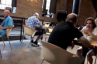 Girl gets fucked in restaurant Christen Courtney 5