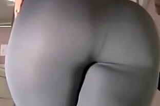 Spicy J yoga pants tear dildo ride