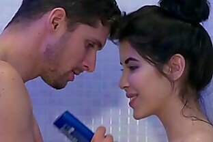 Dane Jones Teen gives sloppy blowjob in shower and rides cowgirl to orgasm