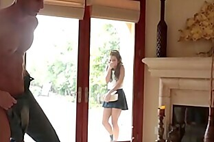Diminutive Gabriella Ford Sucks Dick and Pussy Stuffed