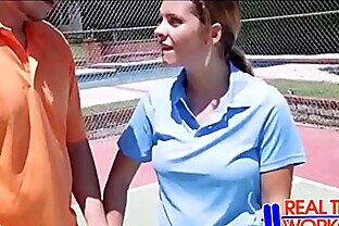 Bratty Teen Fucked By Tennis Coach