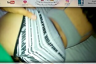 Latina Booty Shorts Doggy Style Fucking In Brother's Room
