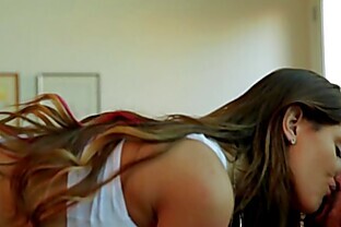 FantasyHD - Canadian babe August Ames strips down to fuck