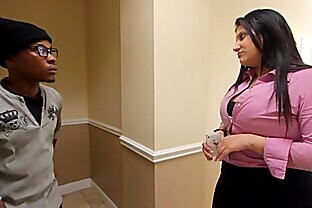 Kim Cruz Thick Latina gives BBC Blowjob in her Office