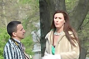 Stockinged british milf sucking and fucking