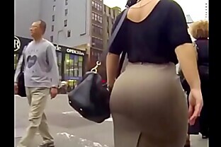 6031083 candid big ass walking in tight work dress 720p