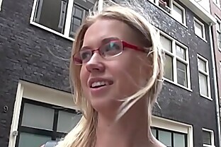 Blonde prostitute riding