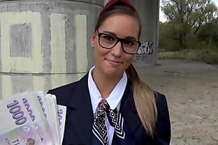 Stewardess Gets Cash for Sex