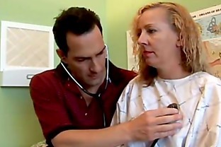 Naughty MILF patient fucks the doctor