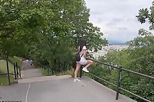 Father and Son Show Sexy Latina with a Sweet, Round Booty a Side of Budapest She Has Never Seen Before!