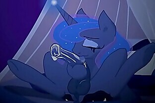 MLP - Clop - Luna Self Suck by Pokehidden (Sound Added, HD)