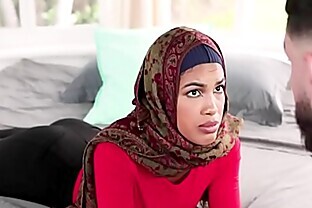 Arab Sister In Hijab Practices Fucking On Brother- Maya Farrell 8 min