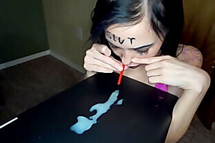 Cum Snorting Face Fuck Jasmine Dark 6 min